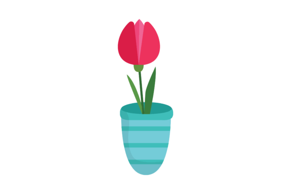 Cute Beautiful Flowers: A Versatile Graphic Design Asset for Local Business Branding