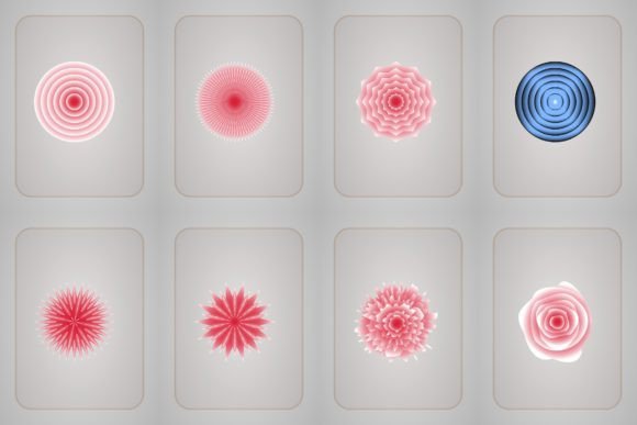 Different Types of Circles Like Flowers: A Versatile Graphic Design Asset for Content Creators