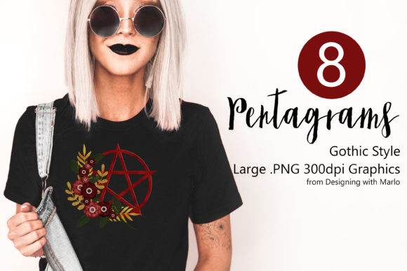 Gothic Pentagrams with Dark Flowers Review