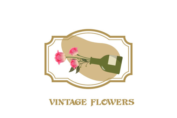 Retro Flowers Vintage Frame Illustration Graphics Review