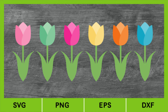 Tulips, Spring, Flowers, Easter, Svg Graphics and Illustrations Review