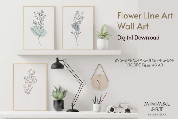 Wall Art Flowers and Leaves Graphics and Illustrations Review